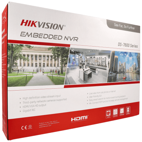 Enregistreur IP HIKVISION PRO pour 16 canaux et 12 mpx de résolution avec 16 ports PoE / Référence DS-7616NXI-I2/16P/S