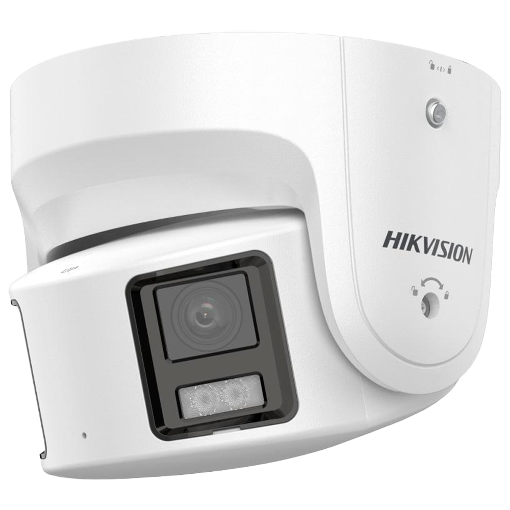 Caméra HIKVISION panoramique IP avec 8 mégapixels et objectif fixe / Référence DS-2CD2387G2P-LSU/SL-W