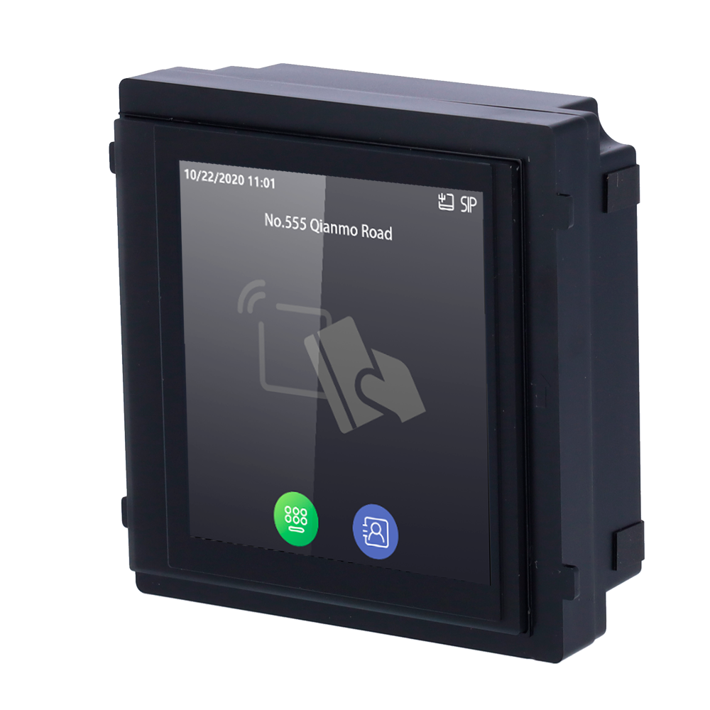 Module tactile pour interphone IP avec lecteur de cartes HIKVISION / Référence DS-KD-TDE TSA Distribution