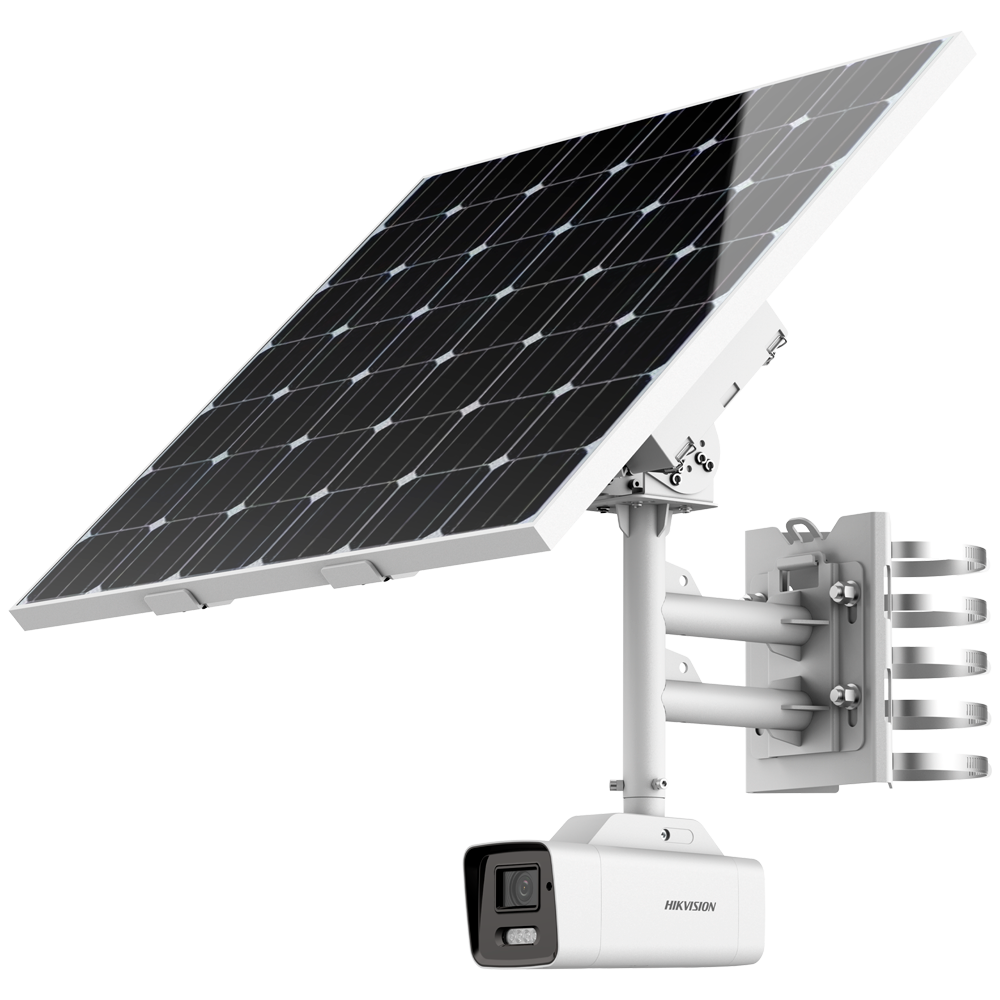 Caméra IP Bullet 4G HIKVISION avec alimentation autonome solaire / Référence DS-2XS6A46G1/P-IZS/C36S80(2,8-12 mm) TSA Distribution