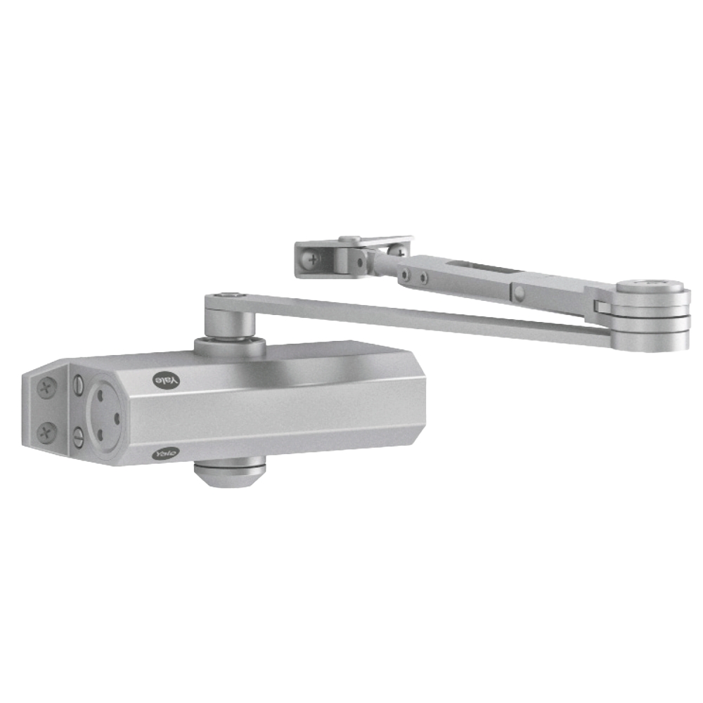 Ferme porte à bras articulé avec rétention / Référence YALE-DOORCLOSER-3500-RET TSA Distribution