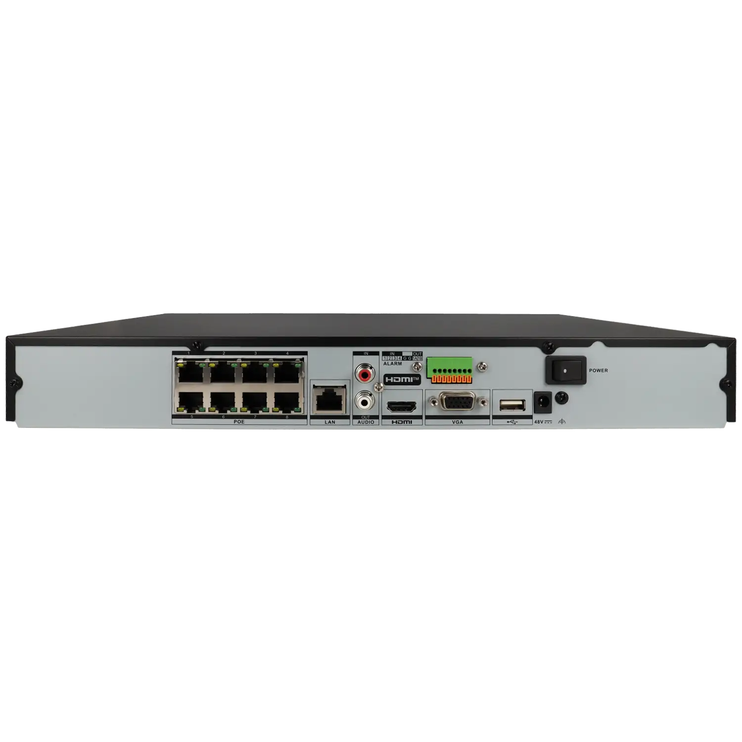 Enregistreur IP HIKVISION pour 8 canaux et 12 mpx de résolution avec 8 ports PoE / Référence DS-7608NXI-K2/8P/VPro TSA Distribution