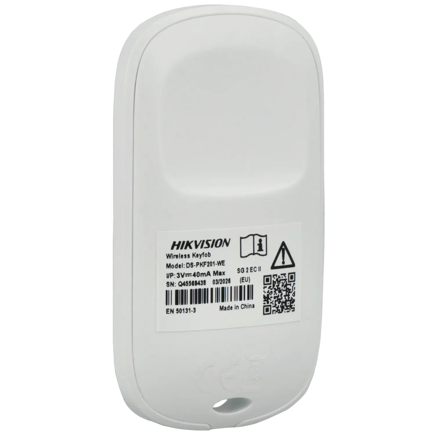 Télécommande alarme HIKVISION / Référence DS-PKF201-WE TSA Distribution