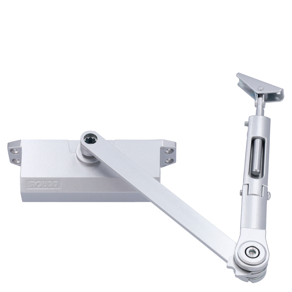 Ferme porte à bras articulé avec rétention / Référence DR-DC1-H-SILVER TSA Distribution