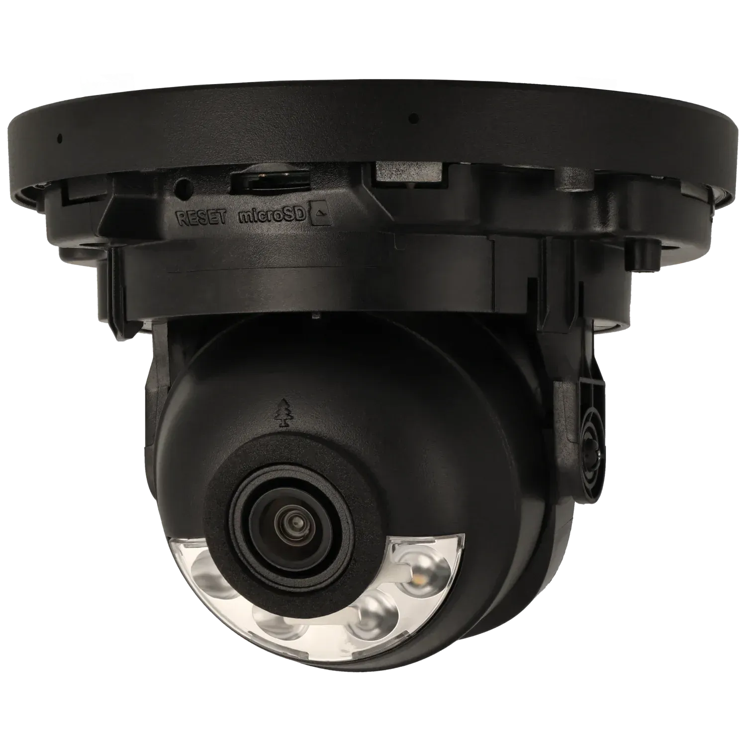 Caméra mini dôme IP HIKVISION avec 8 mégapixels et objectif fixe / Référence DS-2CD2183G2-LIS2U(2.8mm)(BLACK) TSA Distribution