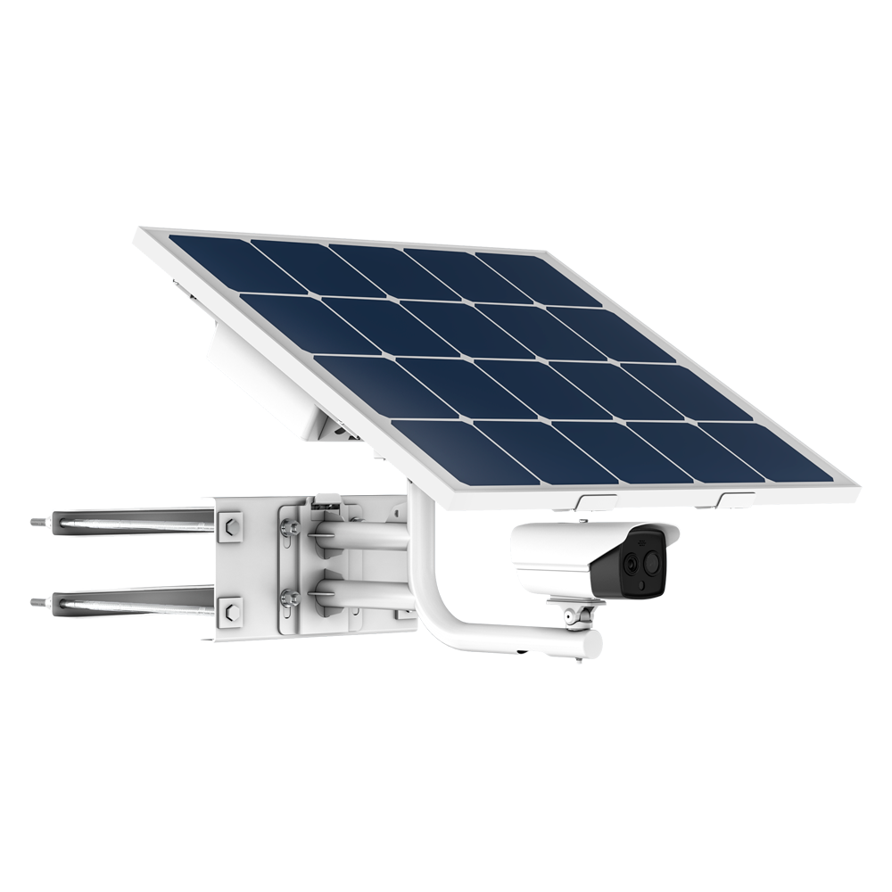 Caméra thermique double IP HIKVISION Bullet 4G avec alimentation autonome solaire / Référence DS-2TXS2628-3P/QA/GLT/CH36S80 TSA Distribution