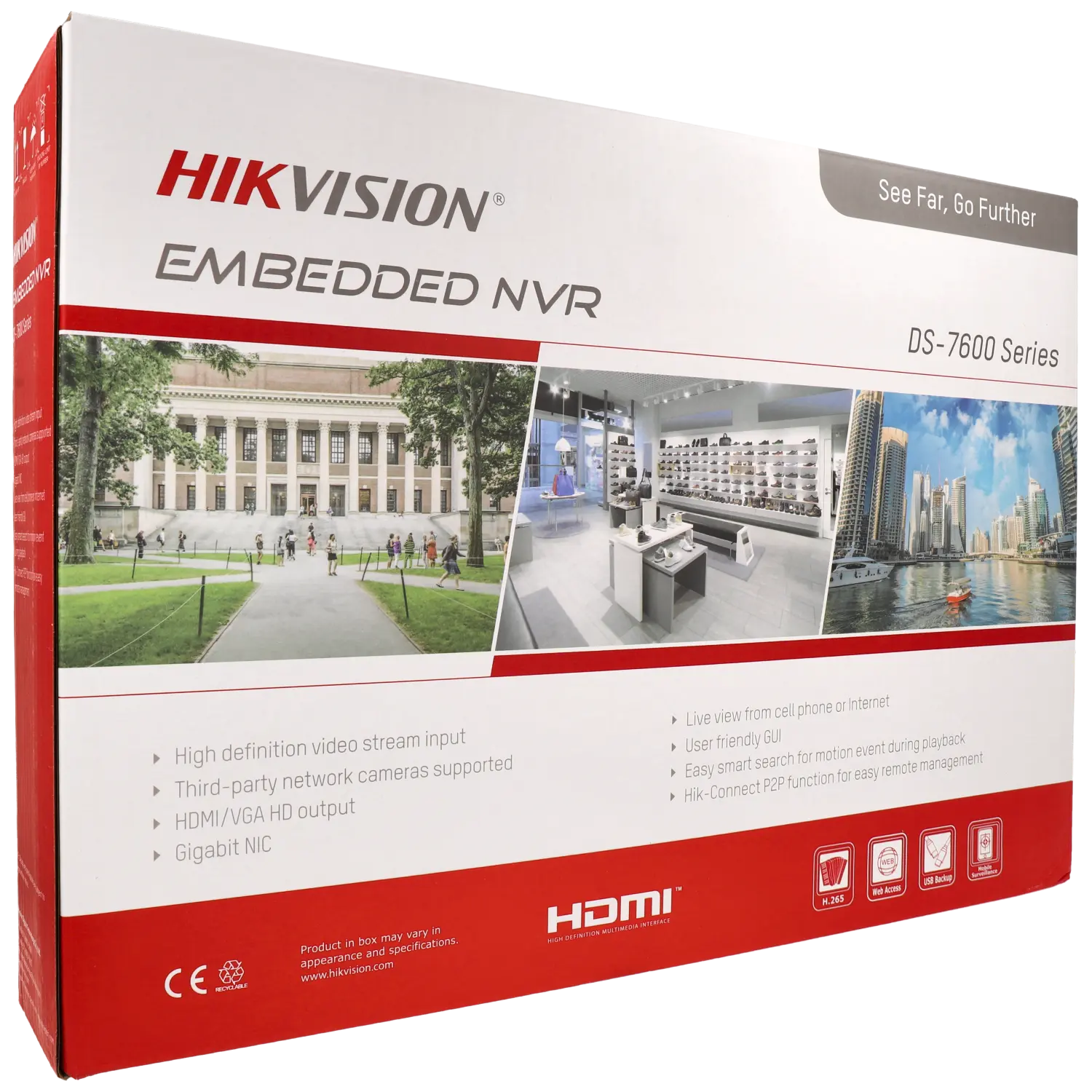 Enregistreur IP HIKVISION pour 8 canaux et 12 mpx de résolution avec 8 ports PoE / Référence DS-7608NXI-I2/8P/S TSA Distribution