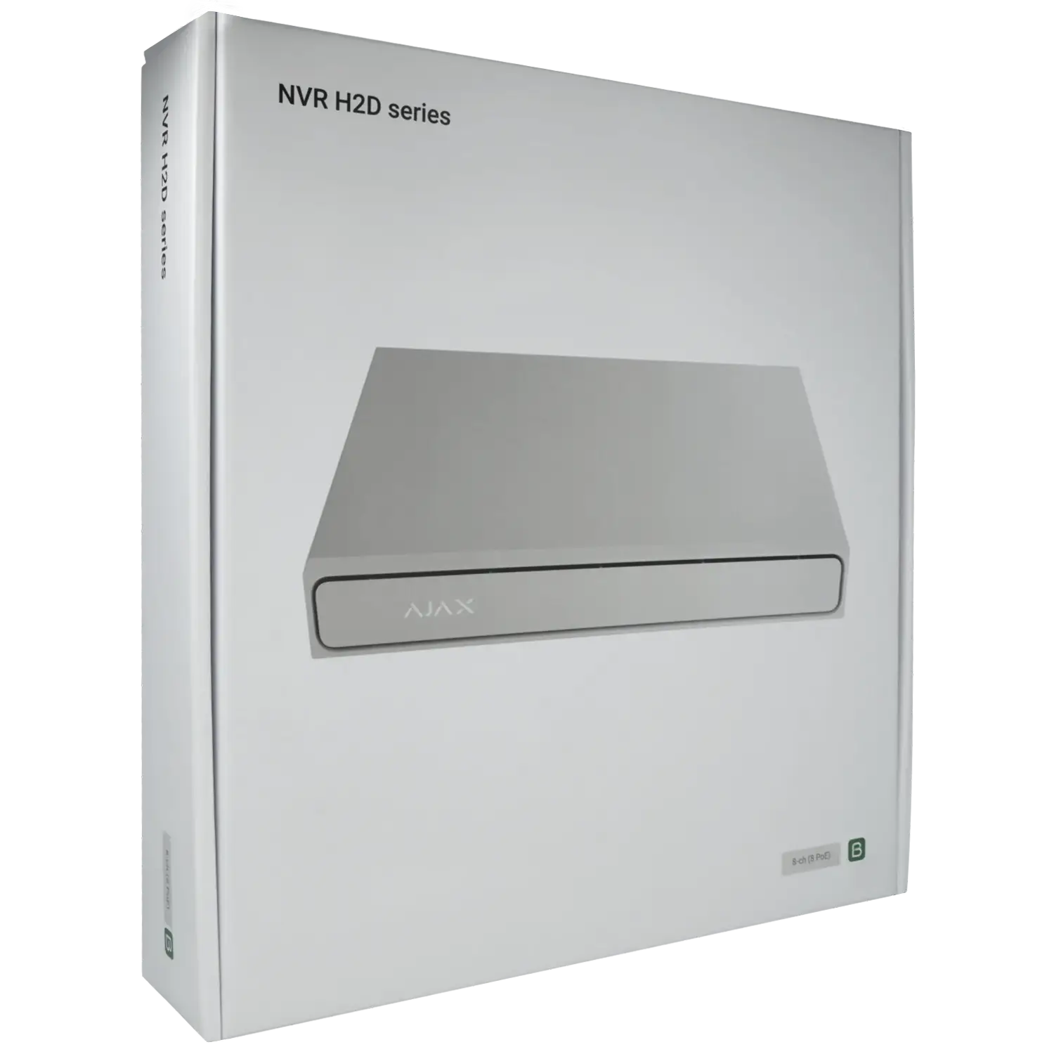 Enregistreur IP AJAX pour 8 canaux et 12 mpx de résolution avec 8 ports PoE / Référence NVR208-HAC-8P-W TSA Distribution