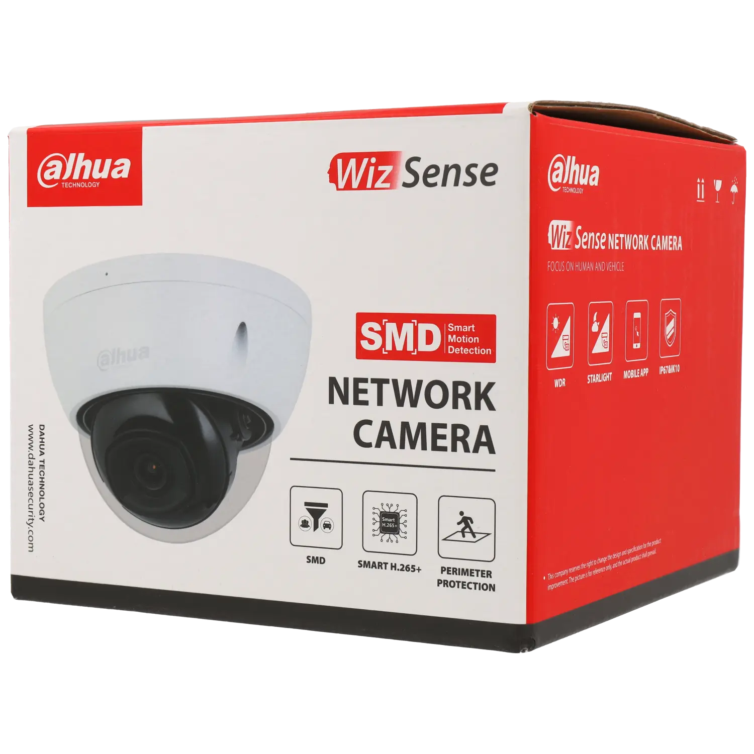 Caméra DAHUA mini-dôme IP avec 8 mégapixels et objectif fixe / Référence IPC-HDBW2841E-S TSA Distribution