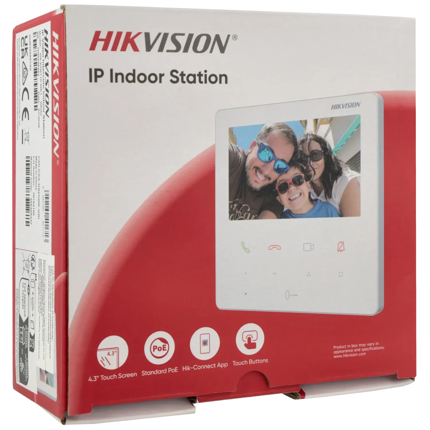 Moniteur HIKVISION IP 4.3" / Référence DS-KH6110-WE1/White TSA Distribution