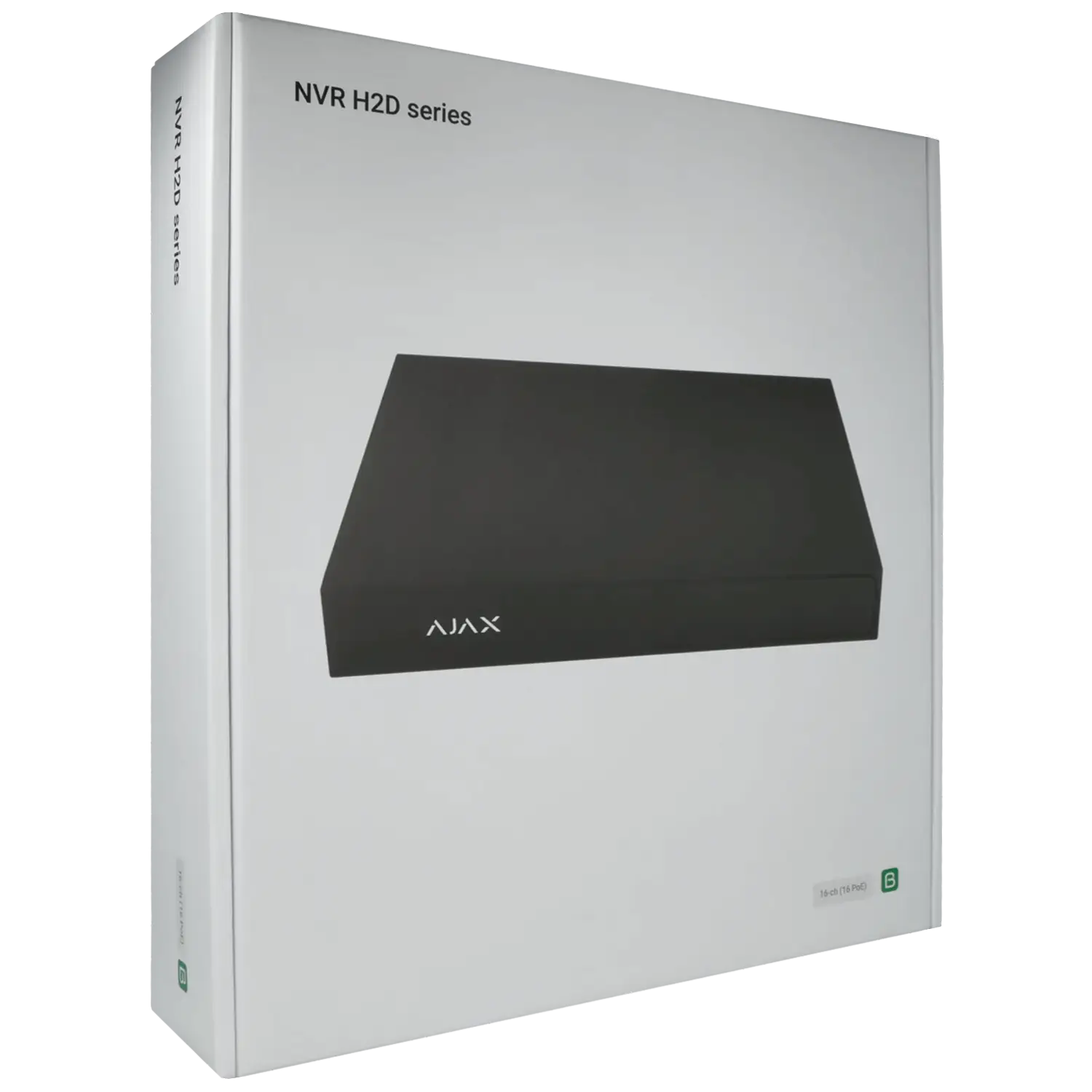Enregistreur IP AJAX pour 16 canaux et 12 mpx de résolution avec 16 ports PoE / Référence NVR216-HAC-16P-B TSA Distribution