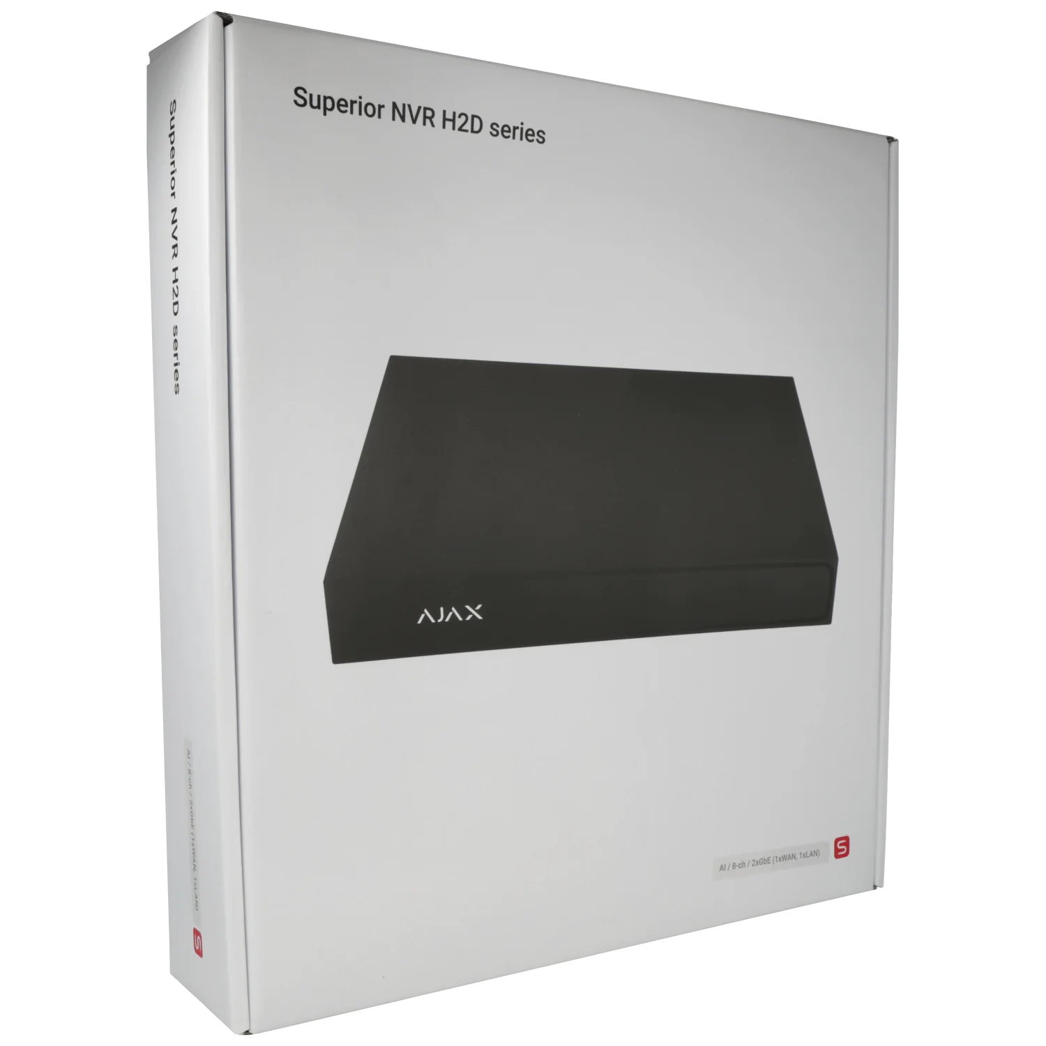Enregistreur IP AJAX pour 8 canaux et 12 mpx de résolution / Référence NVR208-HAC2G-AI-S-B