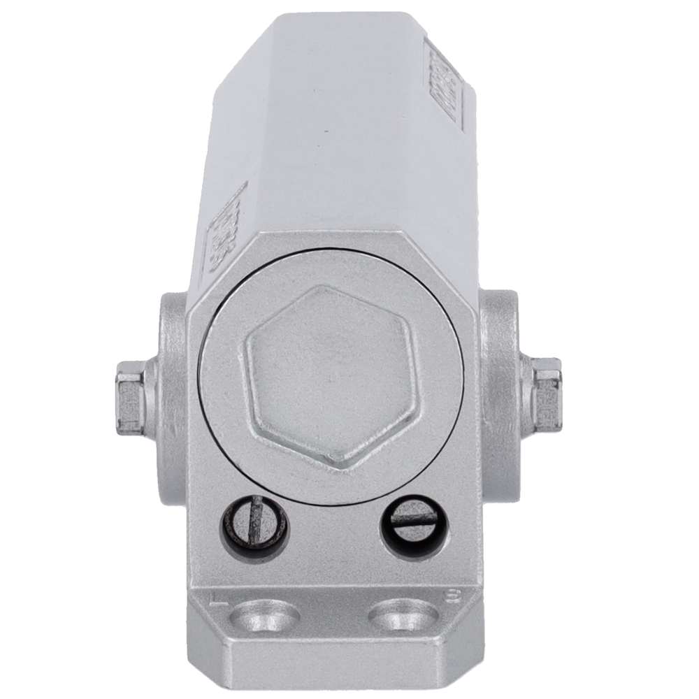 Ferme porte à bras articulé avec rétention / Référence DR-DC1-H-SILVER TSA Distribution