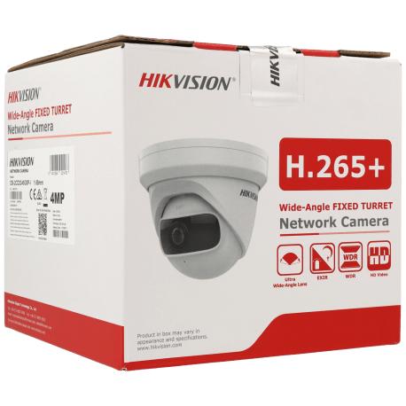 Caméra IP HIKVISION mini dôme 5 mégapixels et objectif fixe / Référence DS-2CD2345G0P-I