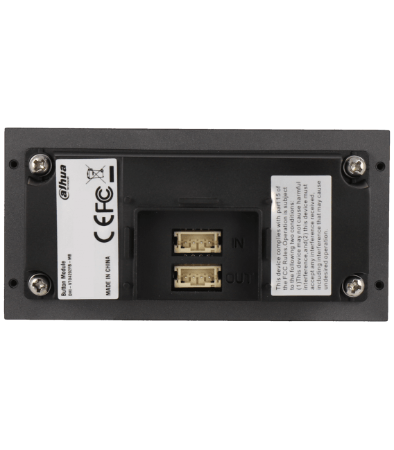 Station extérieure modulaire pour portier vidéo IP à 2 boutons DAHUA / Référence VTO4202FB-MB2