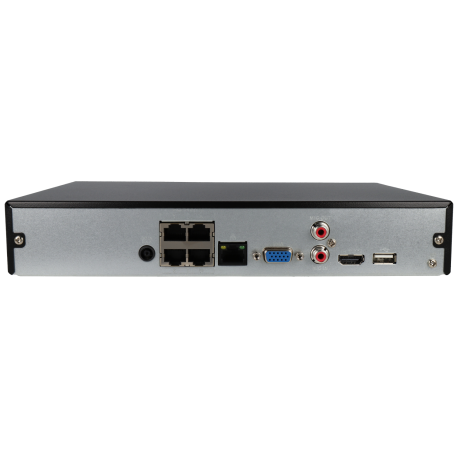Enregistreur IP DAHUA pour 4 canaux et 12 mpx de résolution avec 4 ports PoE / Référence NVR2104HS-P-S3