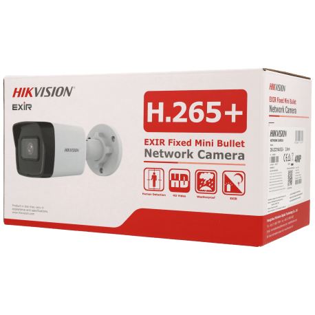 Caméra HIKVISION PRO compactes IP avec 4 mégapixels et objectif fixe / Référence DS-2CD1043G2-I