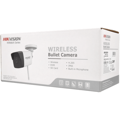 Caméra HIKVISION compactes IP avec 2 mégapixels et objectif fixe / Référence HWI-B120H-D/W