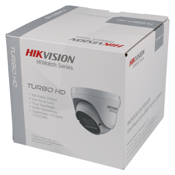 Caméra HIKVISION mini dôme 4 en 1 (cvi, tvi, ahd et analogique) avec 2 mégapixels et objectif vari focal / Référence HWT-T320-VF