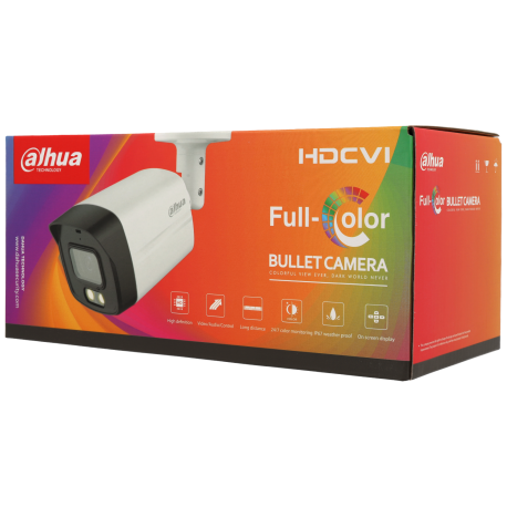 Caméra DAHUA compactes hd-cvi avec 8 mégapixels et objectif fixe / Référence HAC-HFW1809TLM-A-LED