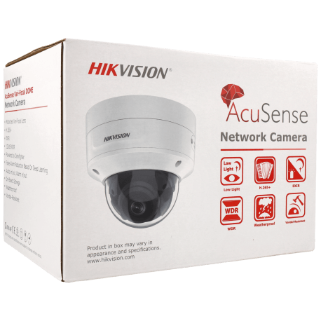 Caméra HIKVISION PRO mini dôme IP avec 8 mégapixels et objectif zoom optique / Référence DS-2CD2786G2-IZS