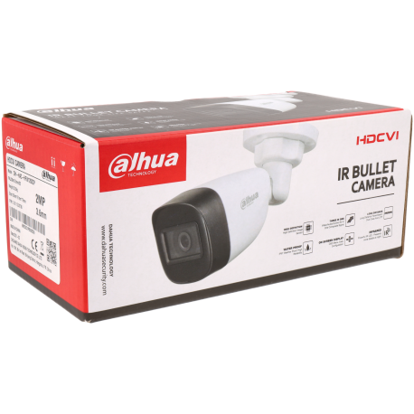Caméra DAHUA compactes hd-cvi 2 mégapixels objectif fixe / Référence HAC-HFW1200C