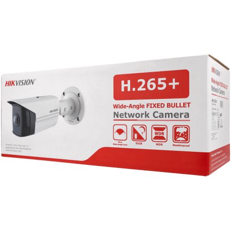 Caméra IP HIKVISION compactes 4 mégapixels objectif fixe / Référence DS-2CD2T45G0P-I