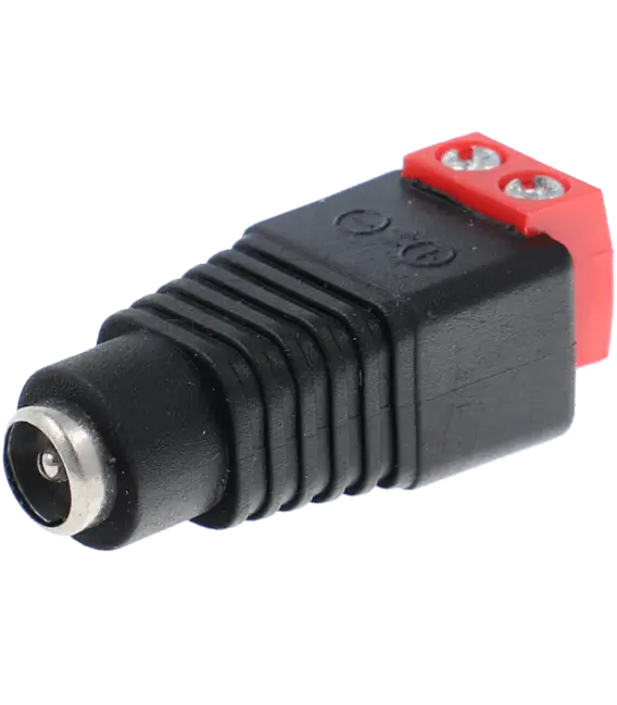 Female Dc connector plug output of 2 terminals / Reference A-CON-DC/FM