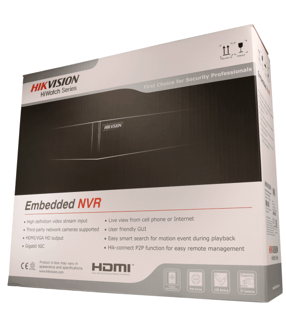 Enregistreur IP HIKVISION 16 canaux et 8 mpx / Référence HWN-5216MH