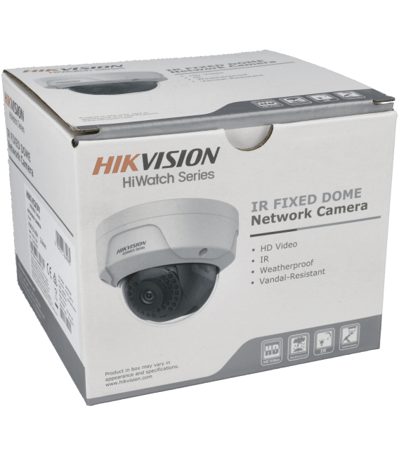 Caméra IP HIKVISION mini-dôme 4 mégapixels objectif fixe / Référence HWI-D140H-M