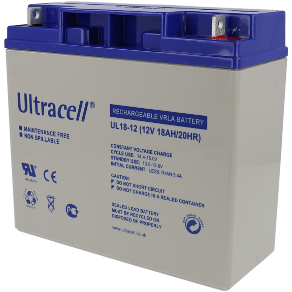 Batterie 12v 18ah ULTRACELL / Référence UL18-12