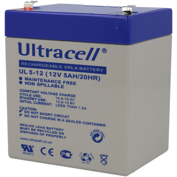 Batterie 12v 5ah ULTRACELL / Référence UL5-12
